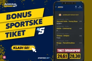 AdmiralBet i Sportske bonus tiket - "Tiket Evrokupovi"